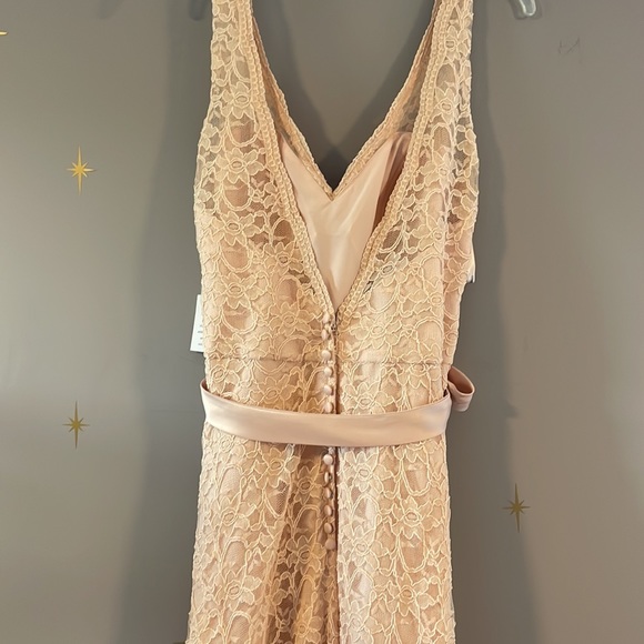 Lace Bridesmaid Dress - Picture 4 of 7